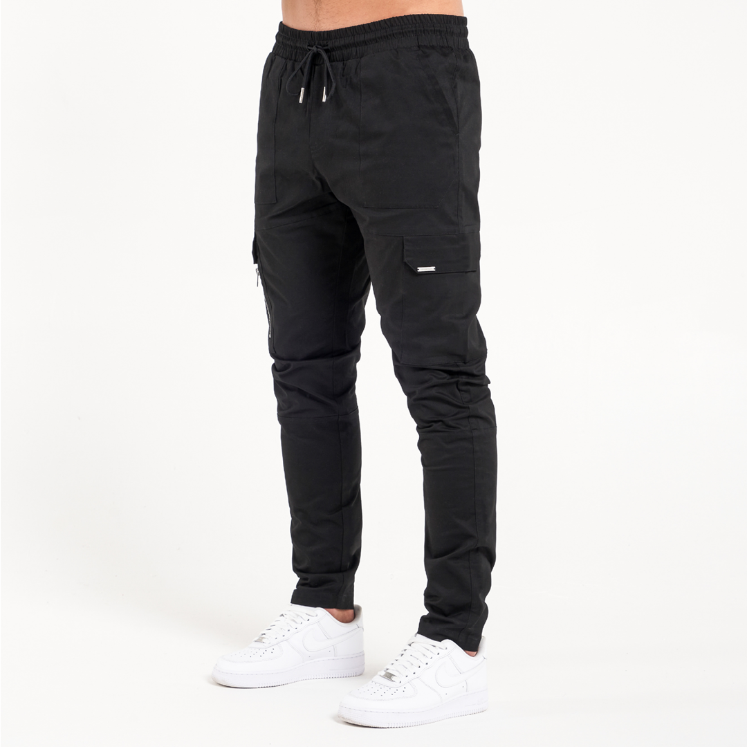 Lyndon Cargo Pants - Black