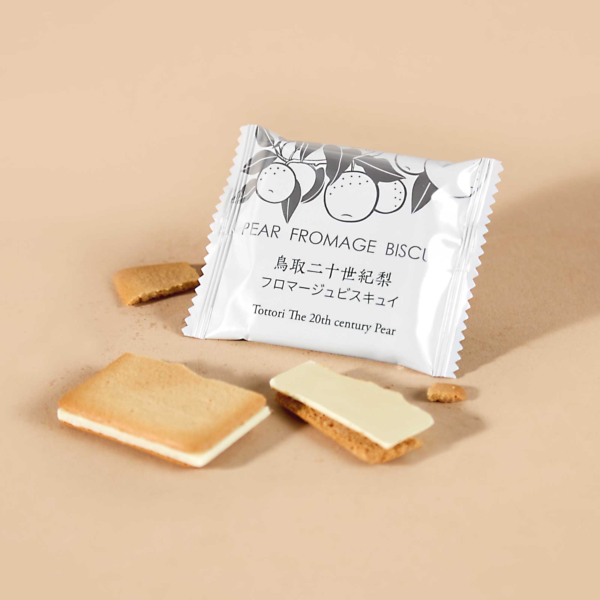 20th Century Pear Langue De Chat Cookie (12 Pieces)