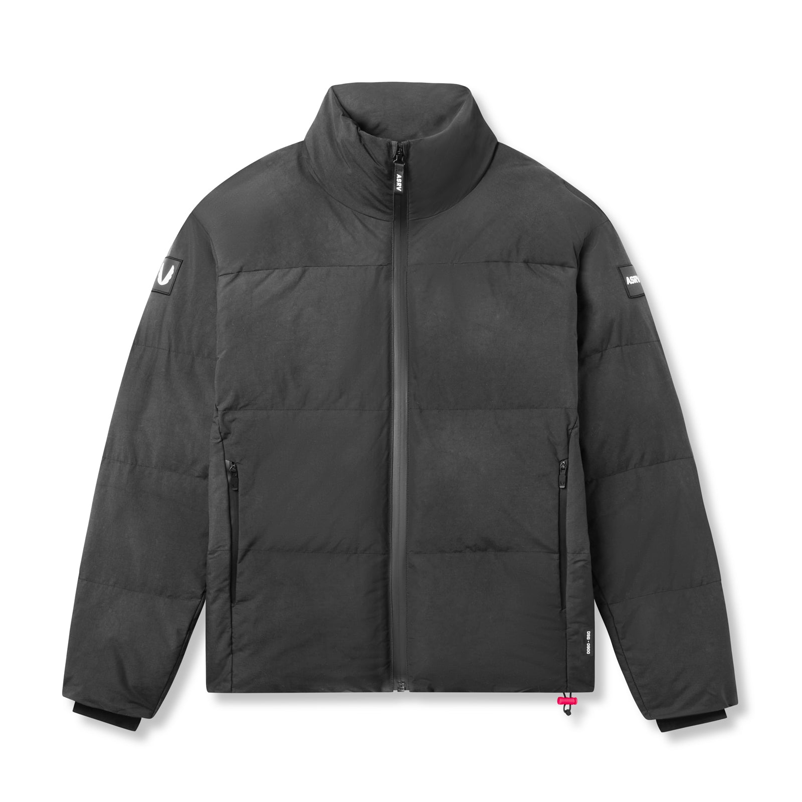 0900. Weather-Ready Down Puffer Jacket - Black "Wave Dye"