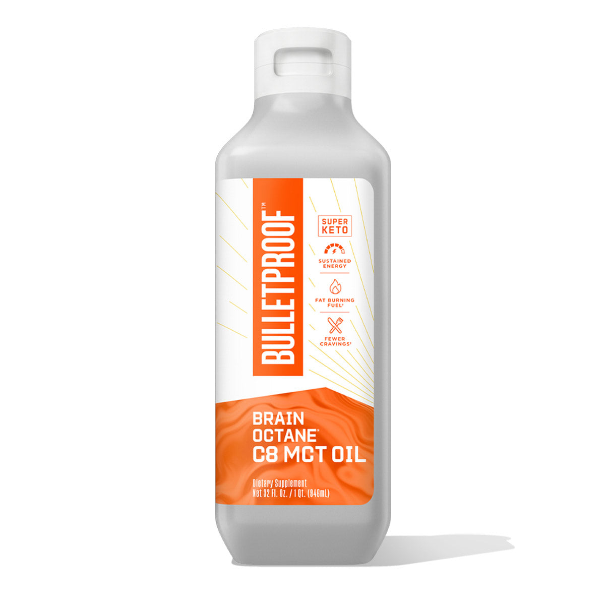 Brain Octane C8 MCT Oil, 32 oz.