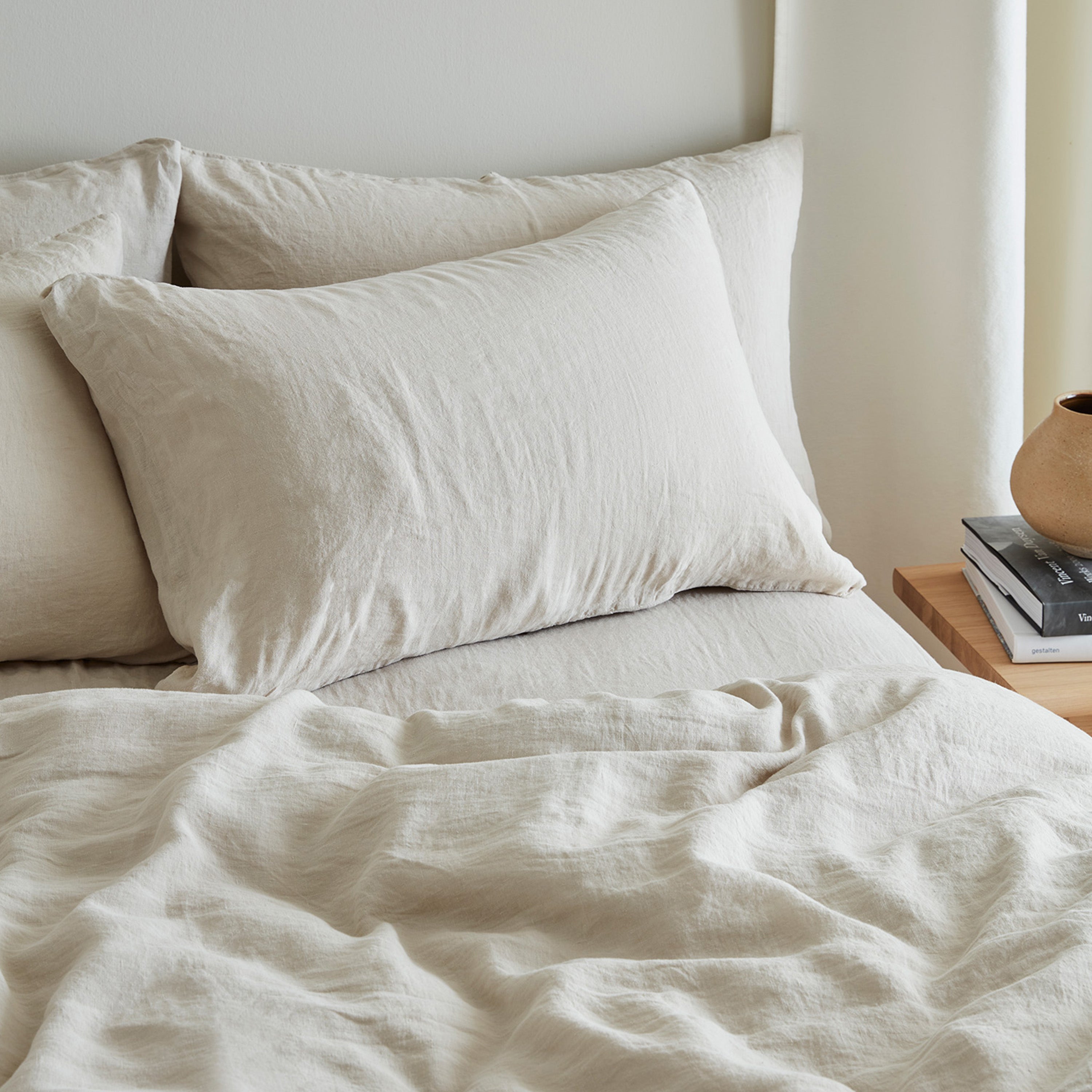 Linen Bedding Bundle - Clay