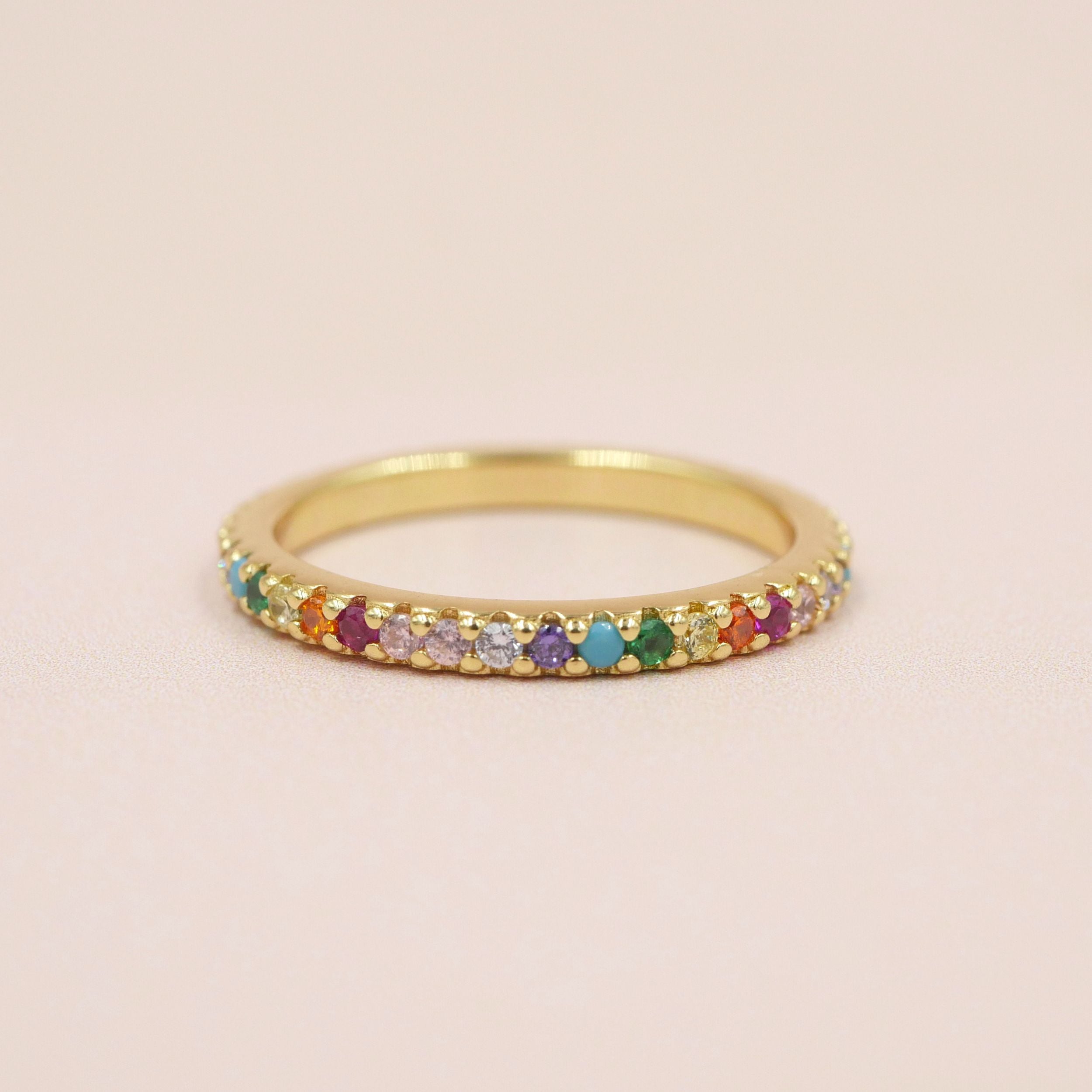 Rainbow Pave Band