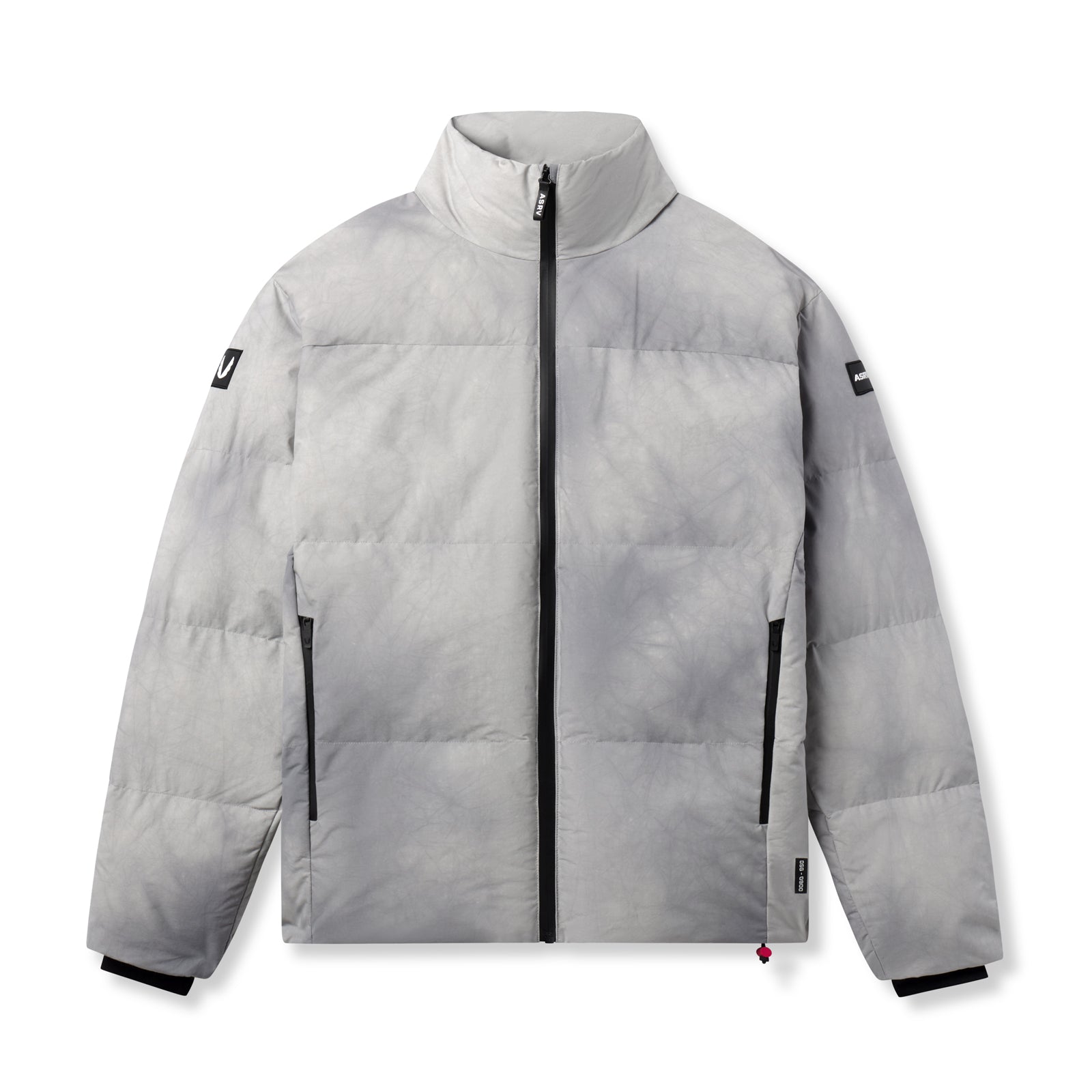 0900. Weather-Ready Down Puffer Jacket - Grey "Wave Dye"