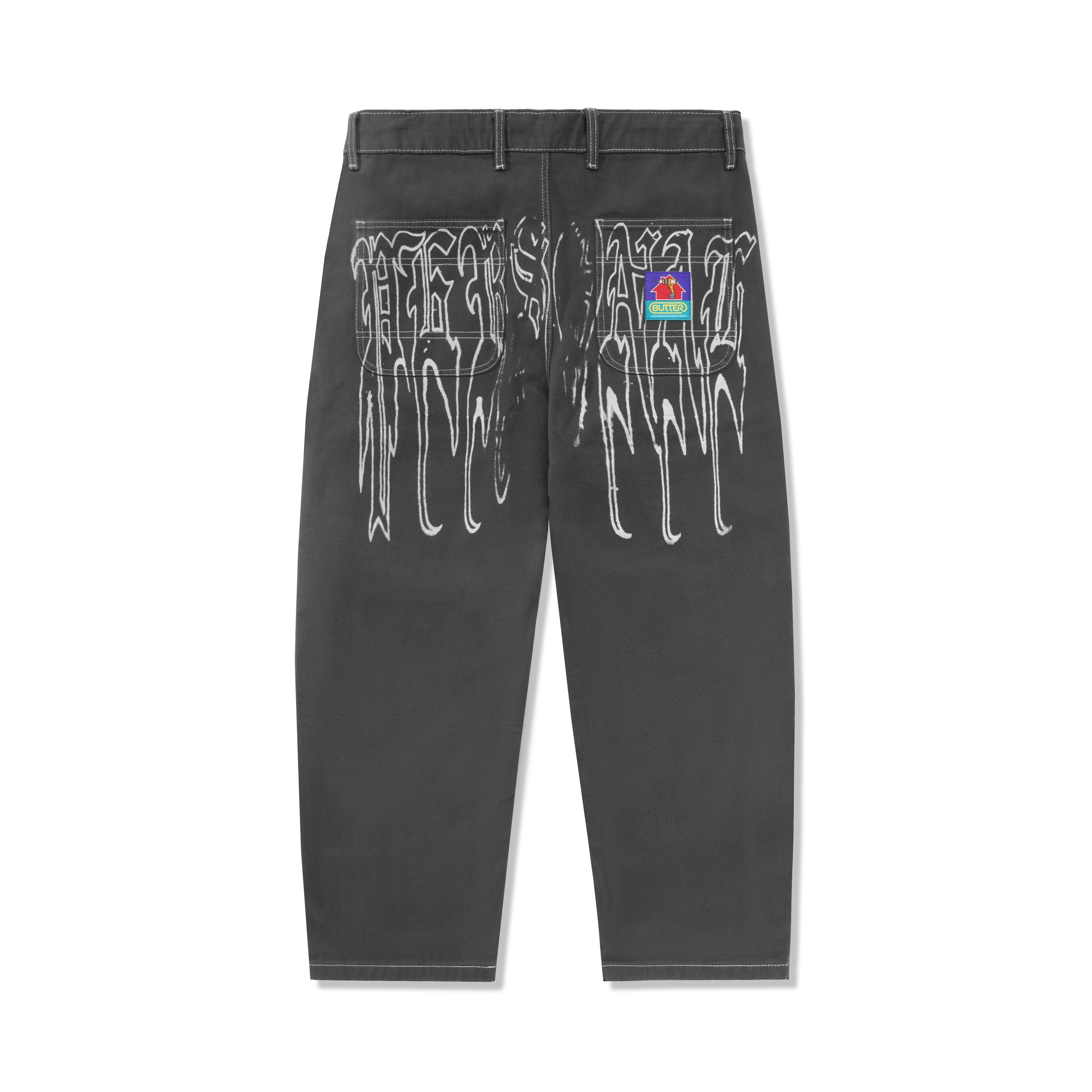 Personal Work Double Knee Pants, Charcoal