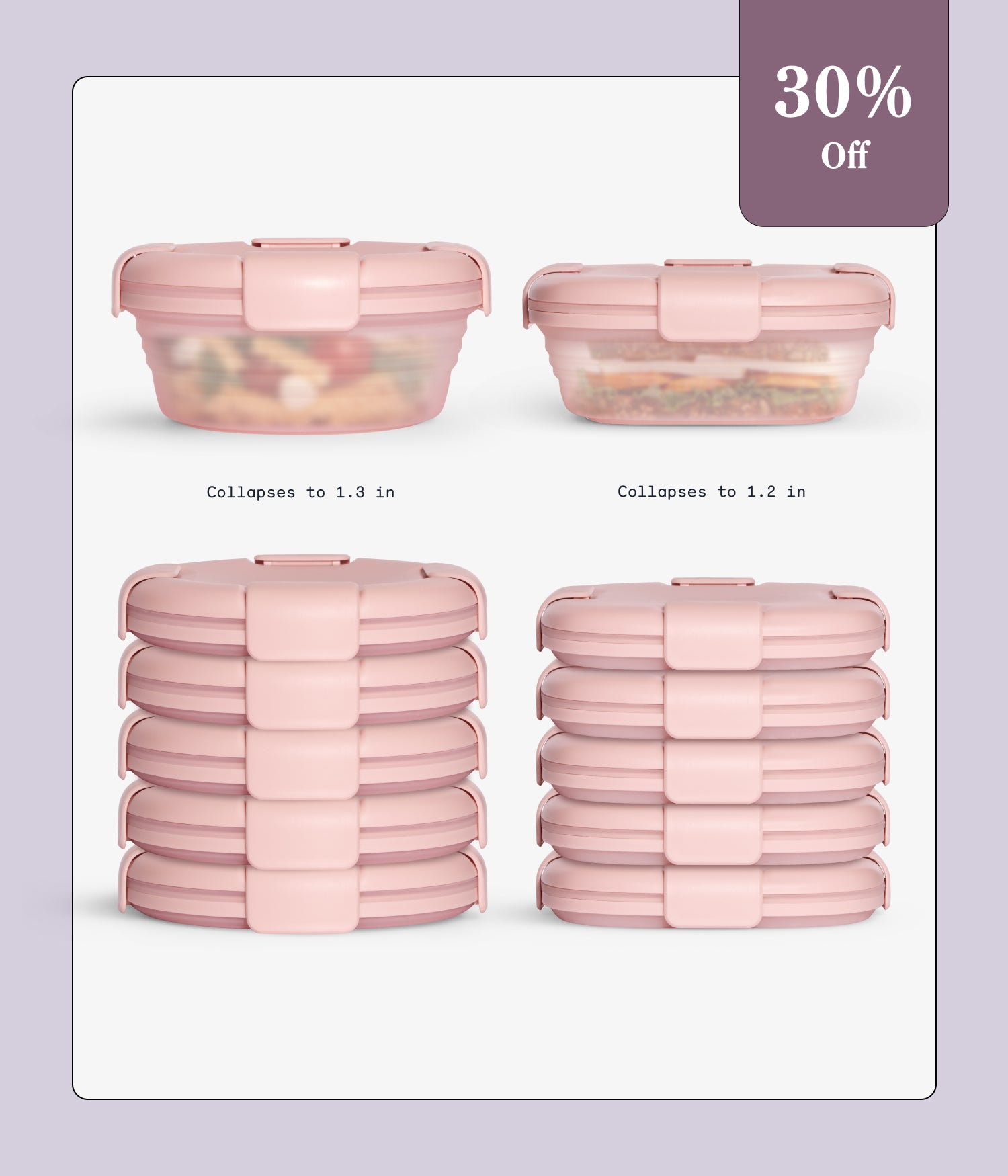 Food Storage 12-Pack, Translucent