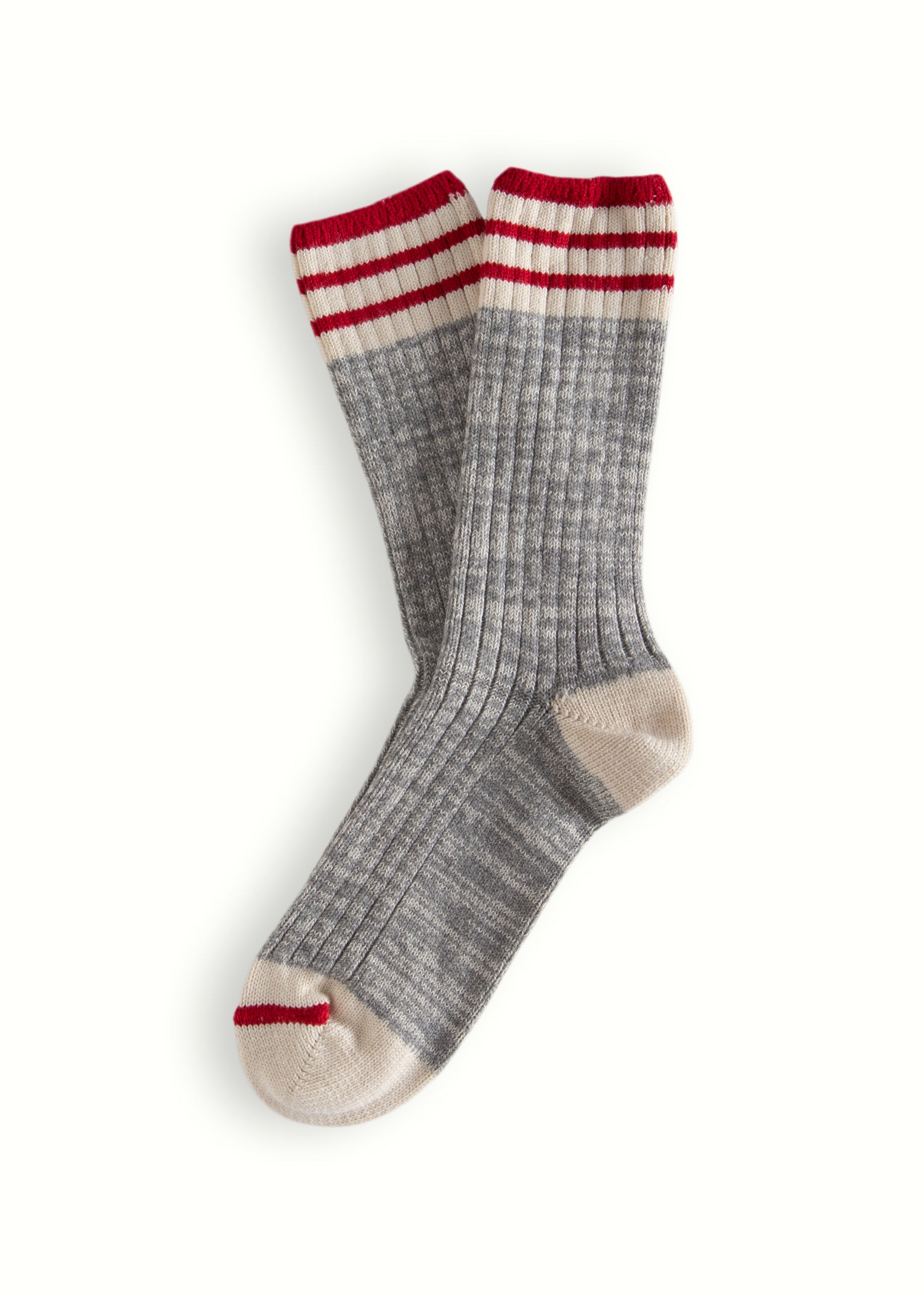 NAUTICAL TURN Oceanside Grey Socks