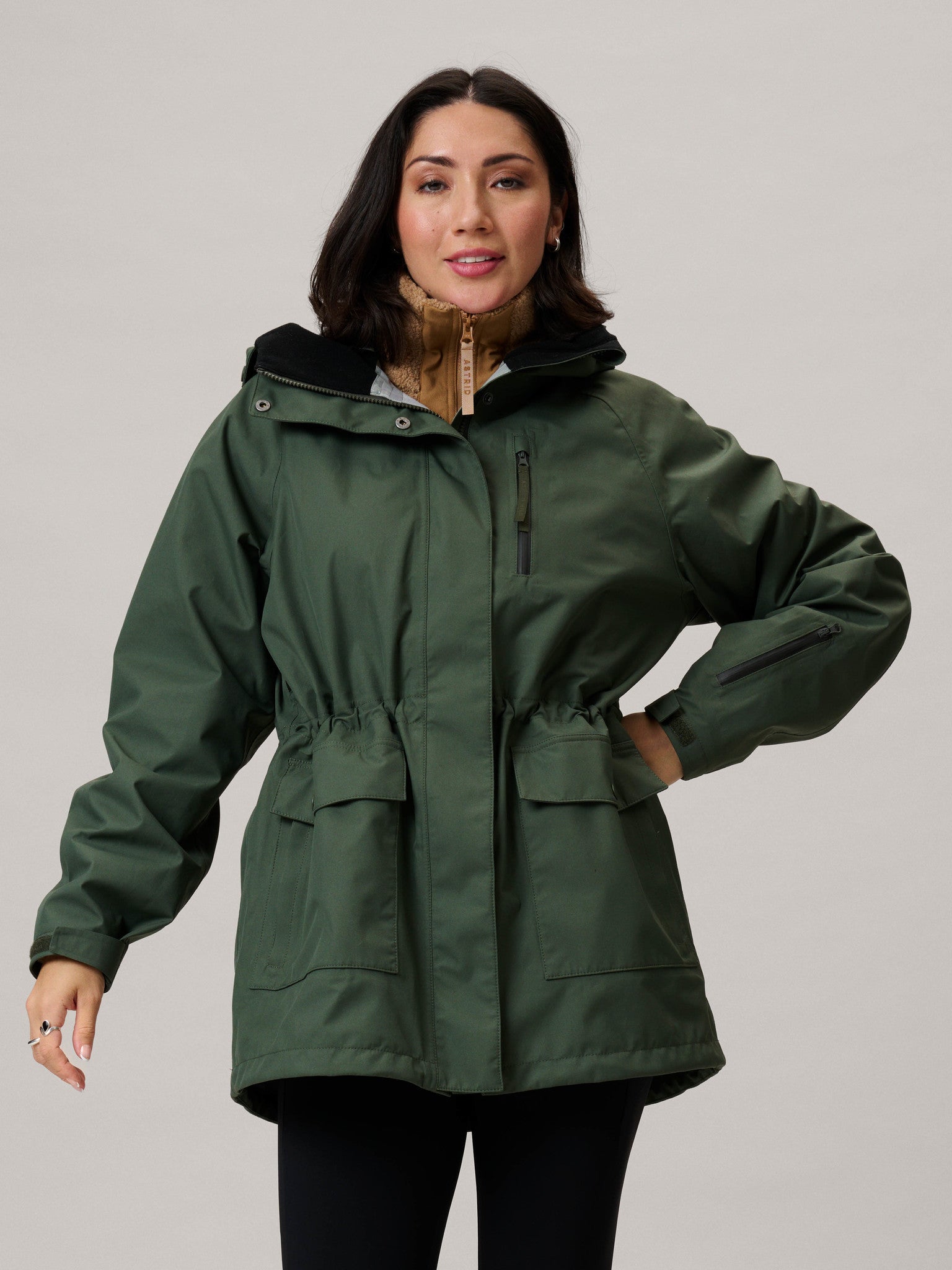 Emma 3L Shell Jacket Green