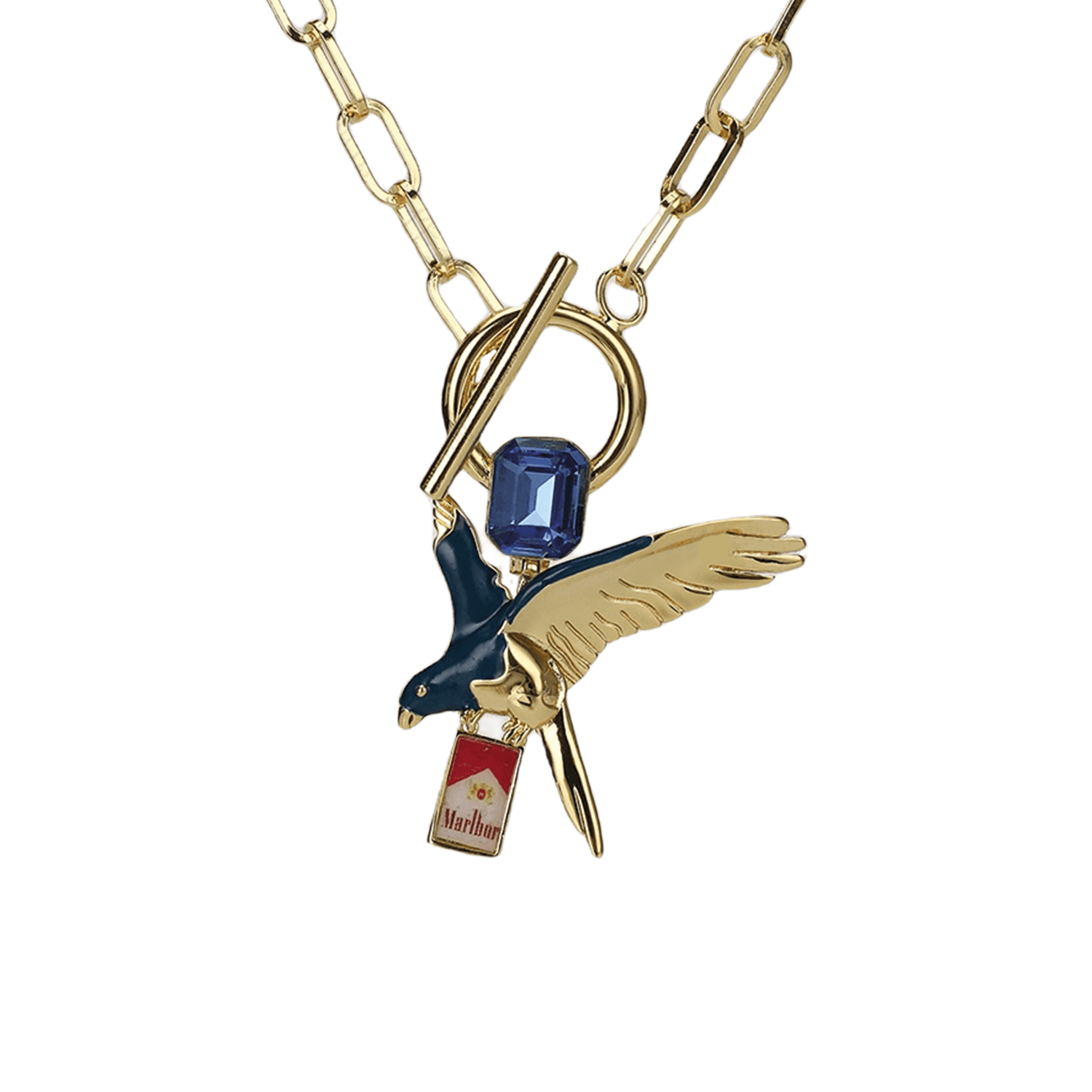 The Smoking Bird Necklace