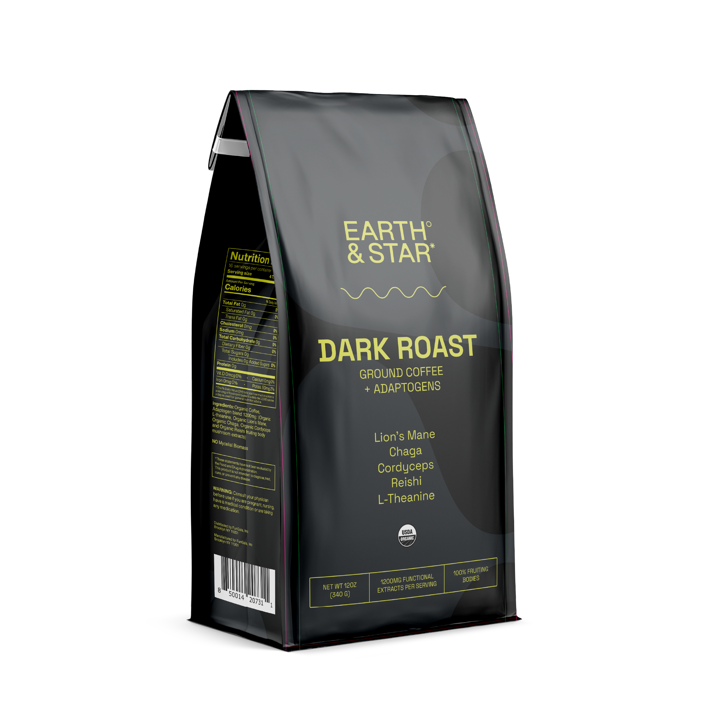 Organic Ground Coffee + Adaptogens