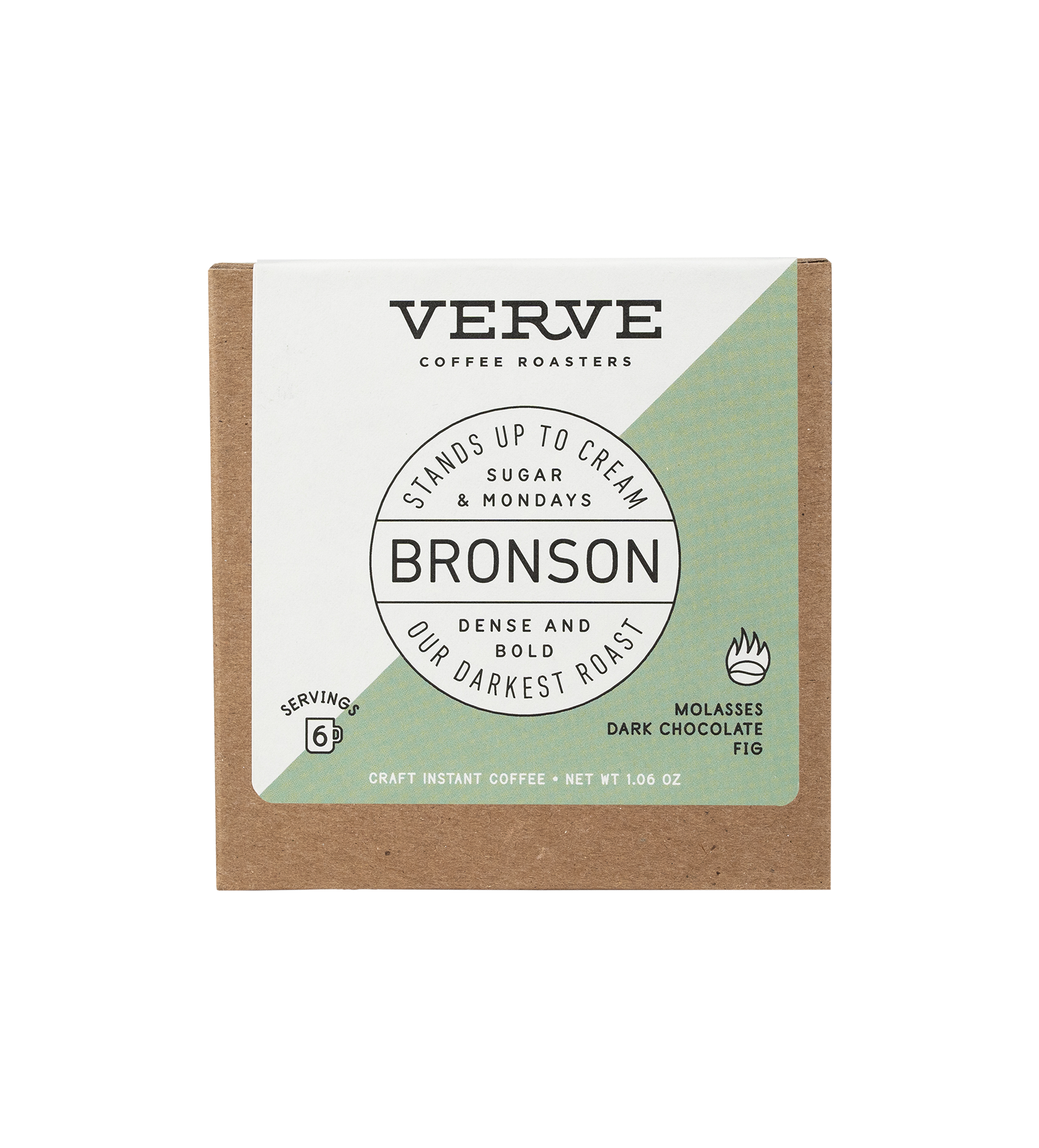 Bronson French Roast Craft Instant Coffee 6 Pack