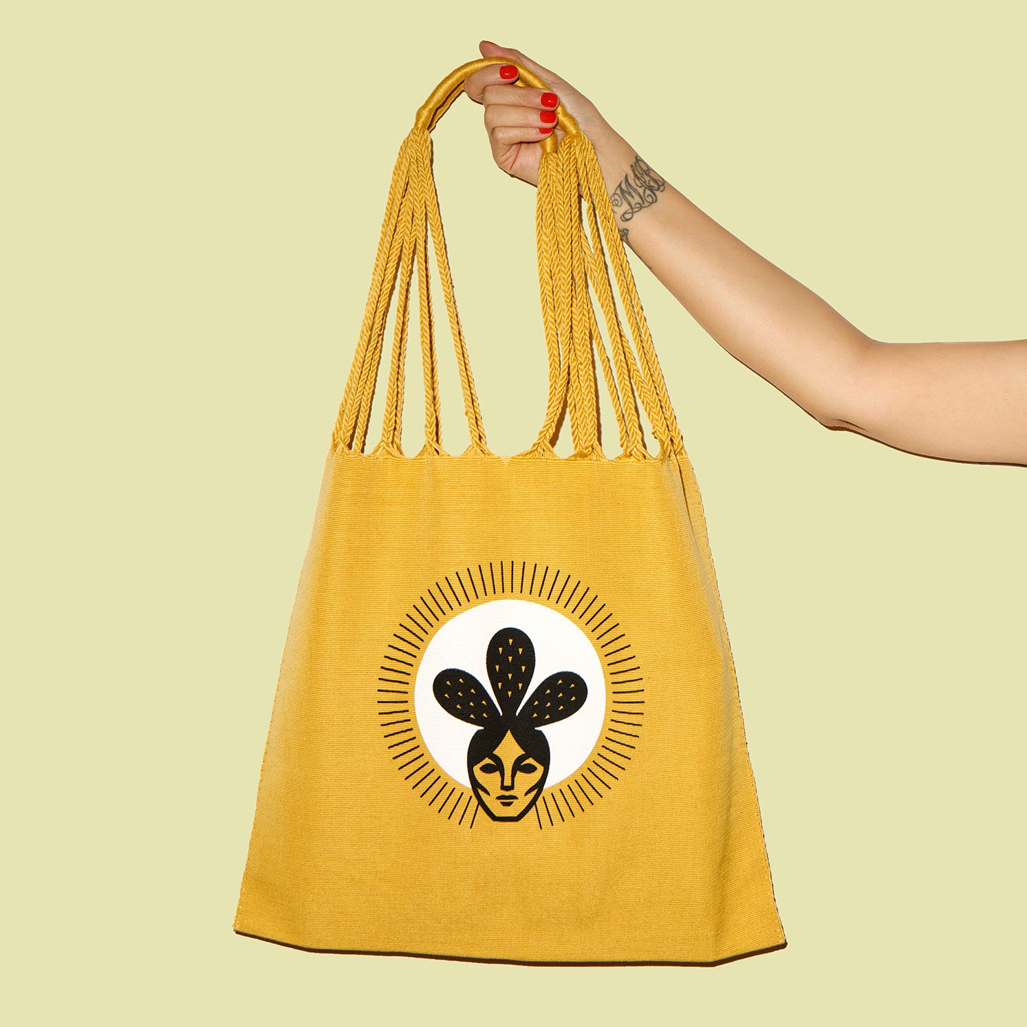 Nopalera Golden Goddess Tote