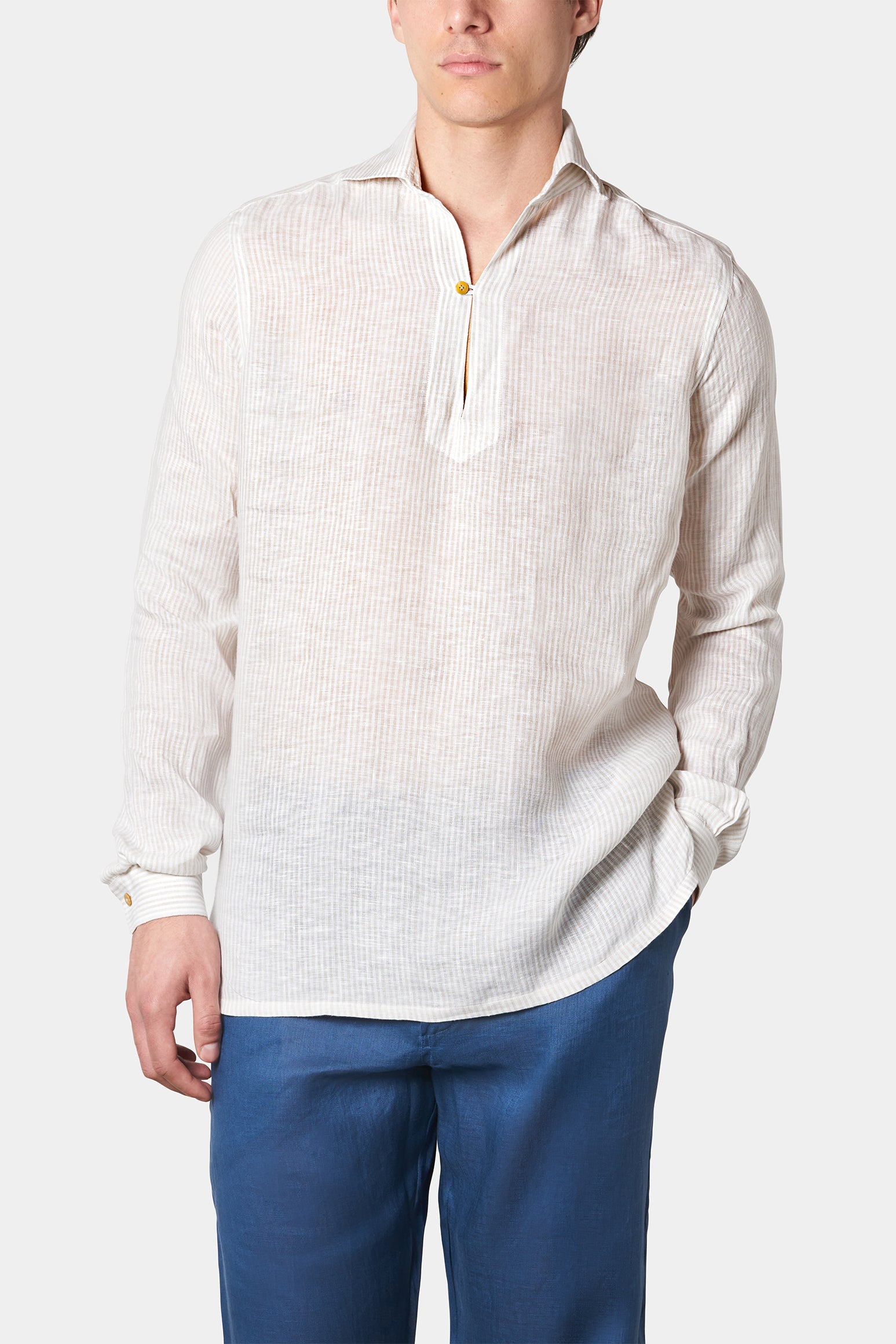 Camicia Capri Righe Sabbia