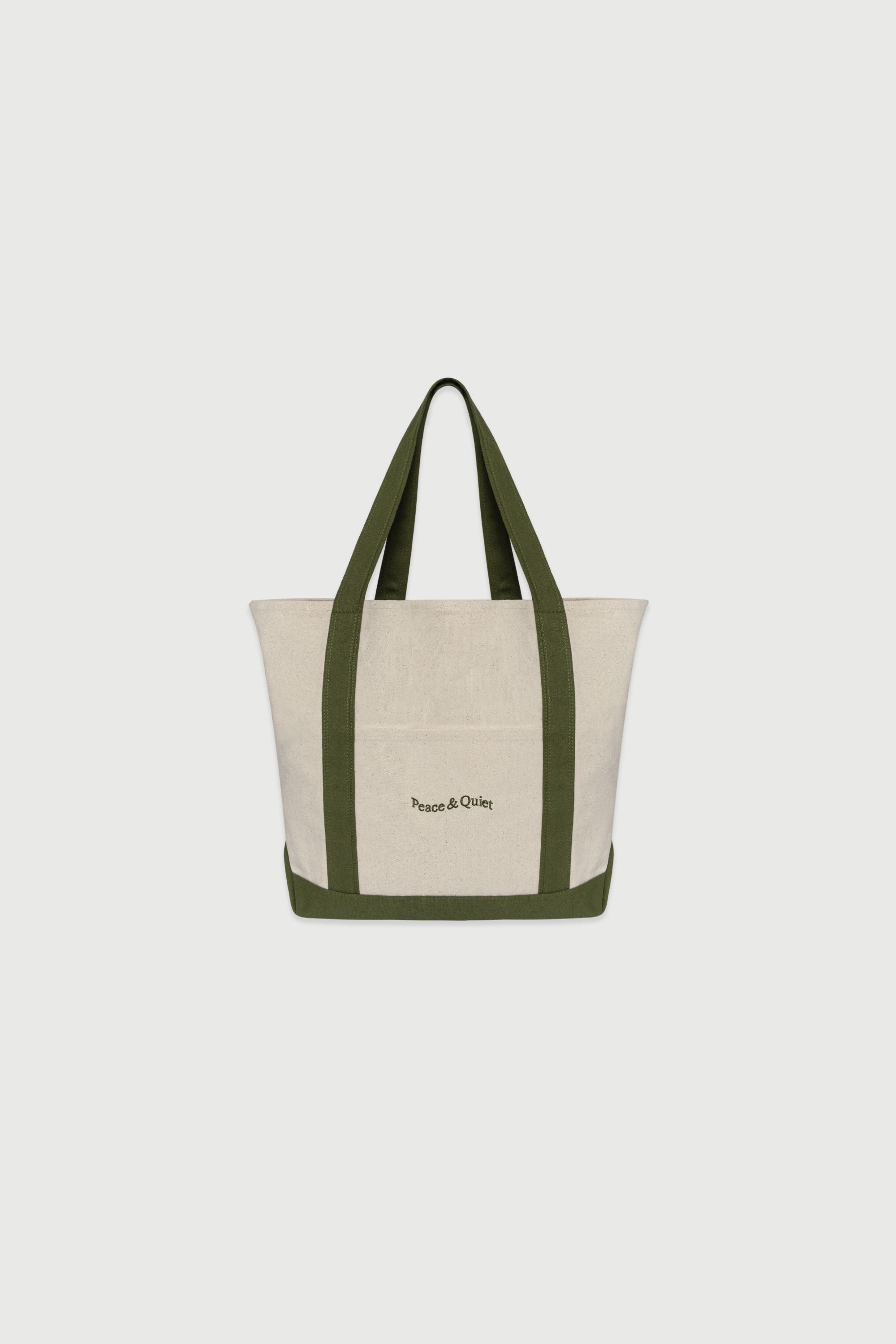 Wordmark Boat Tote - Olive