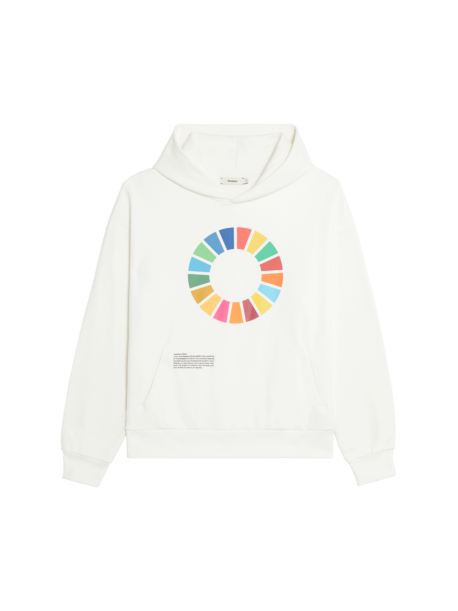PANGAIA x SDGS Signature Hoodie—off-white