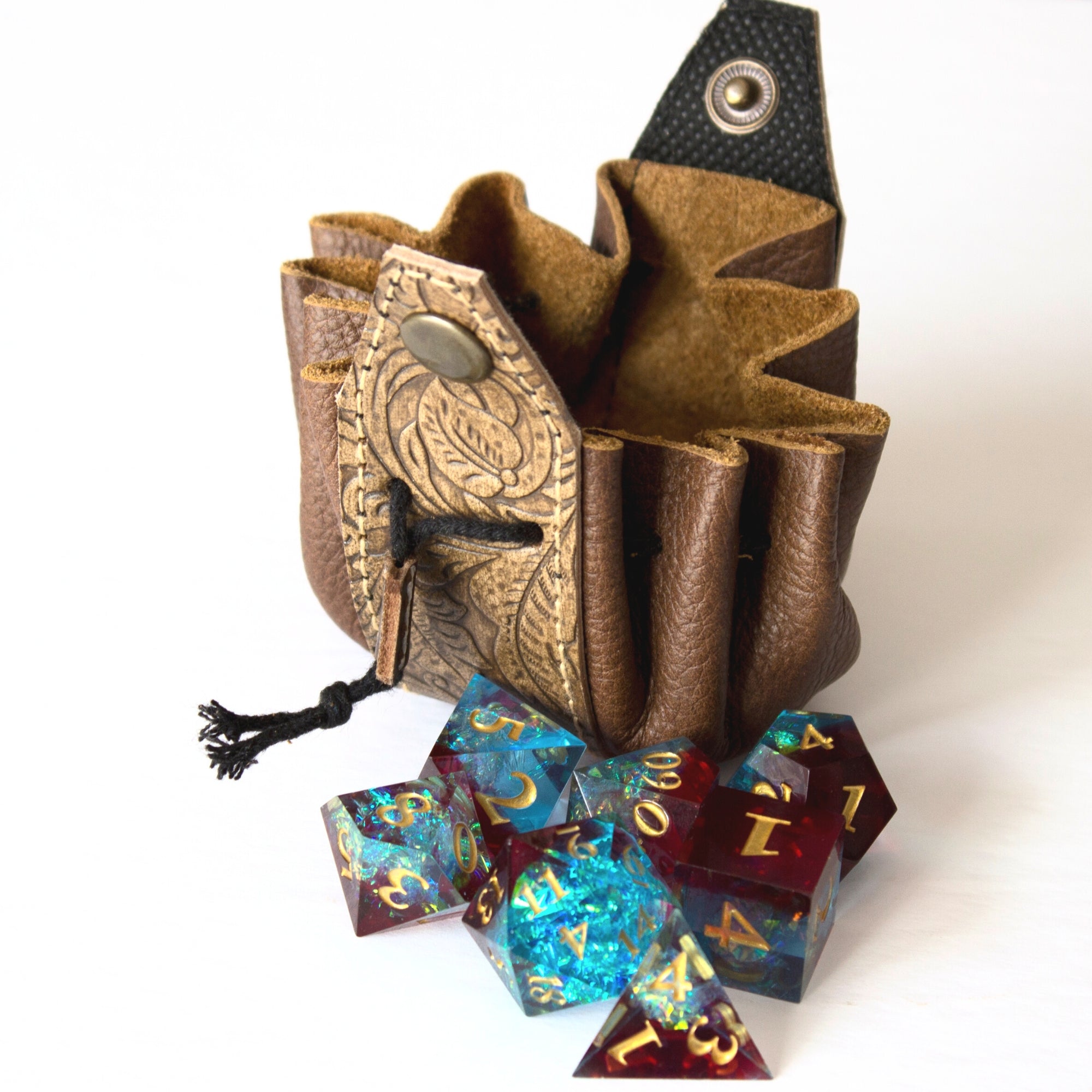 Genuine Leather Dice Pouch