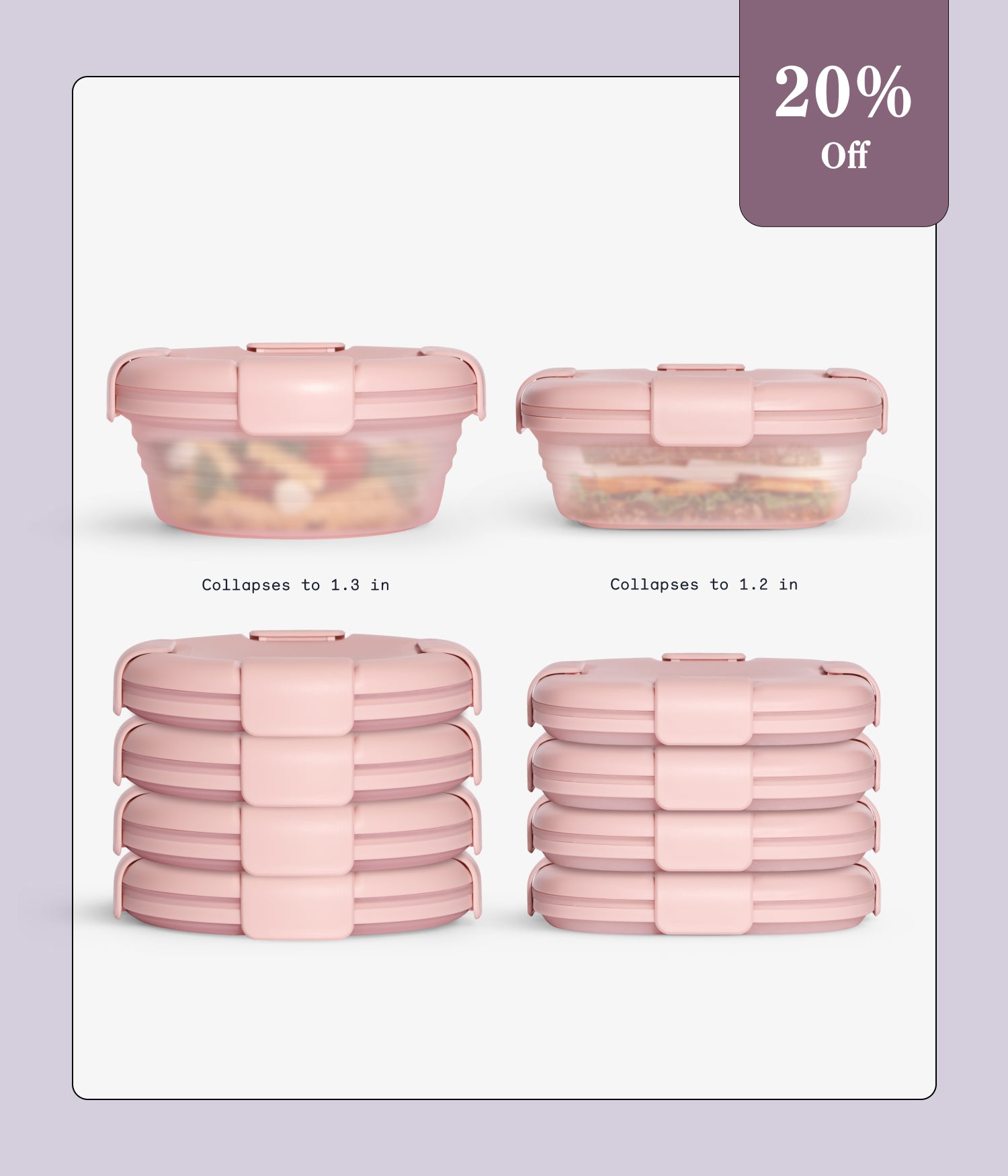 Food Storage 10-Pack, Translucent