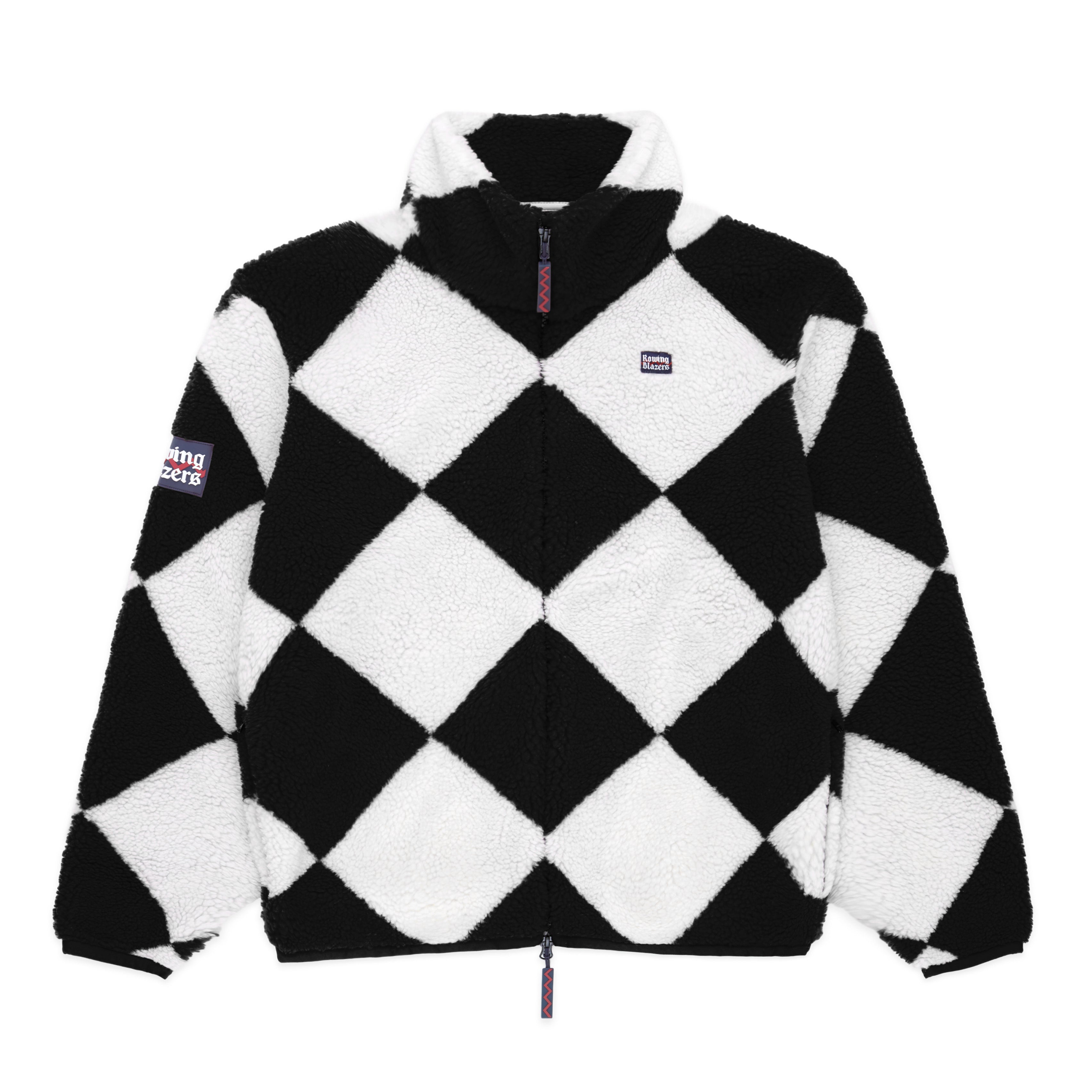 Harlequin Deep-Pile Sherpa "Jockey" Fleece