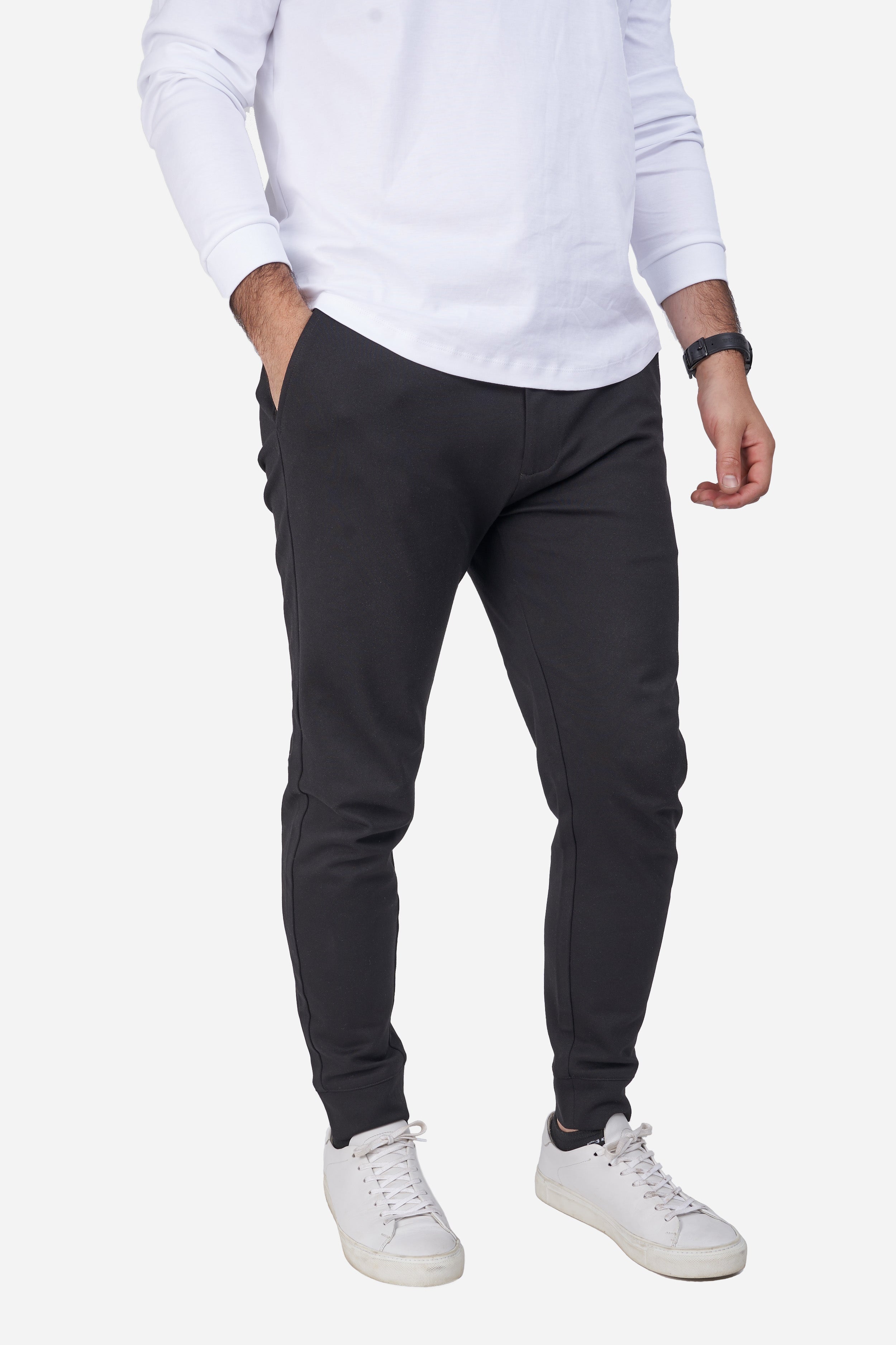 Mason Omni-Stretch Knit Jogger Black