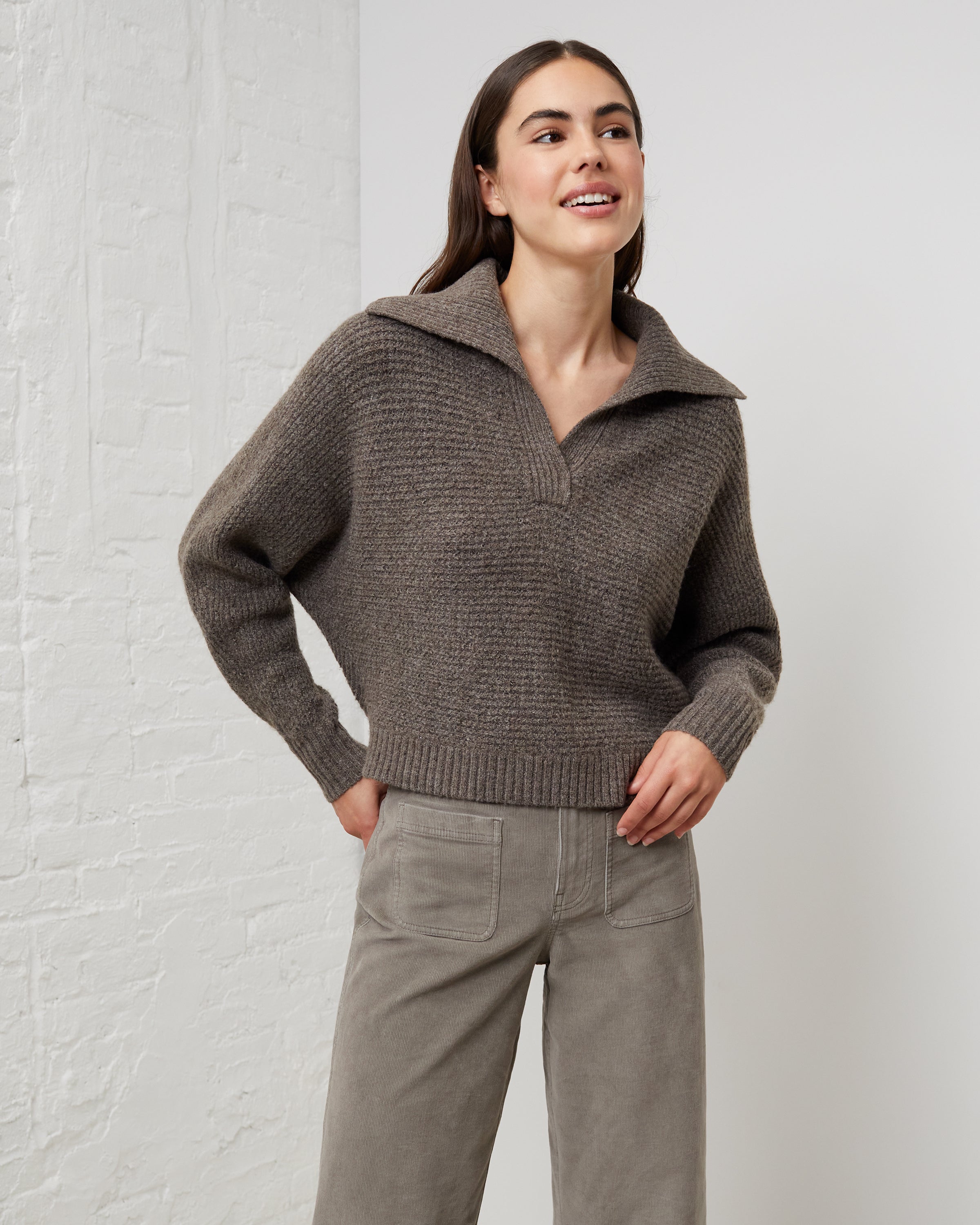 Comfy Polo Sweater