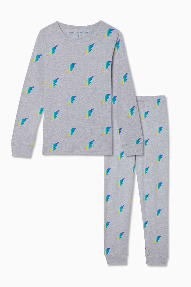 Lightning Bolt Fitted PJ Set