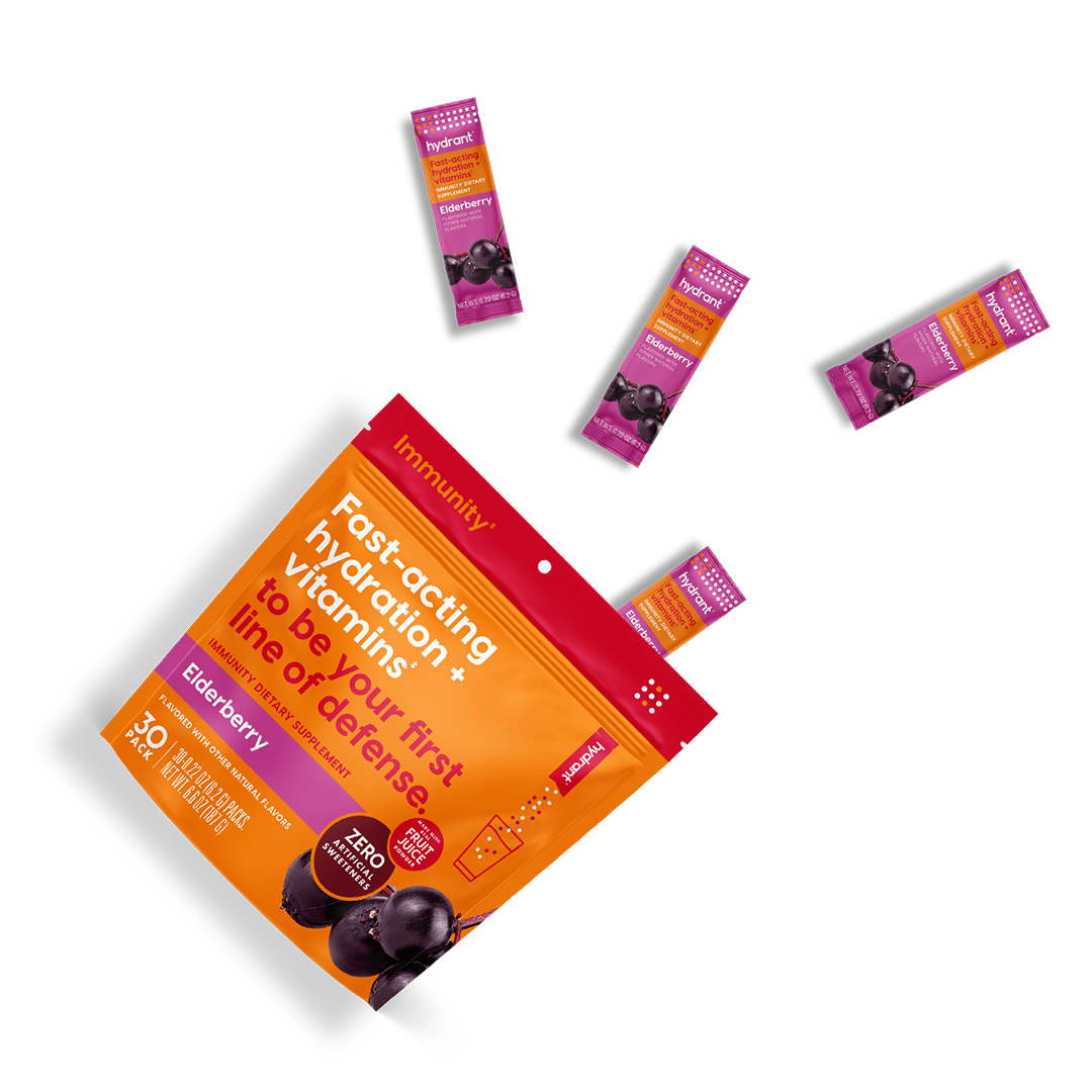 Hydrant IMMUNITY | Rapid Hydration Mix for Immune System Boost (Vitamin C, B12, B6 & Zinc)