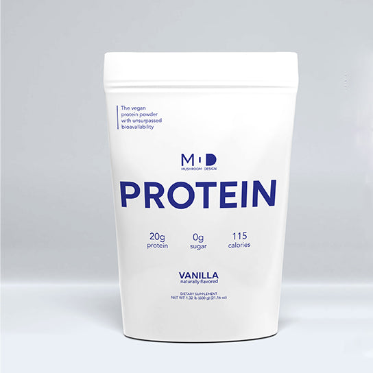 Mushroom Enhanced Vegan Protein Powder