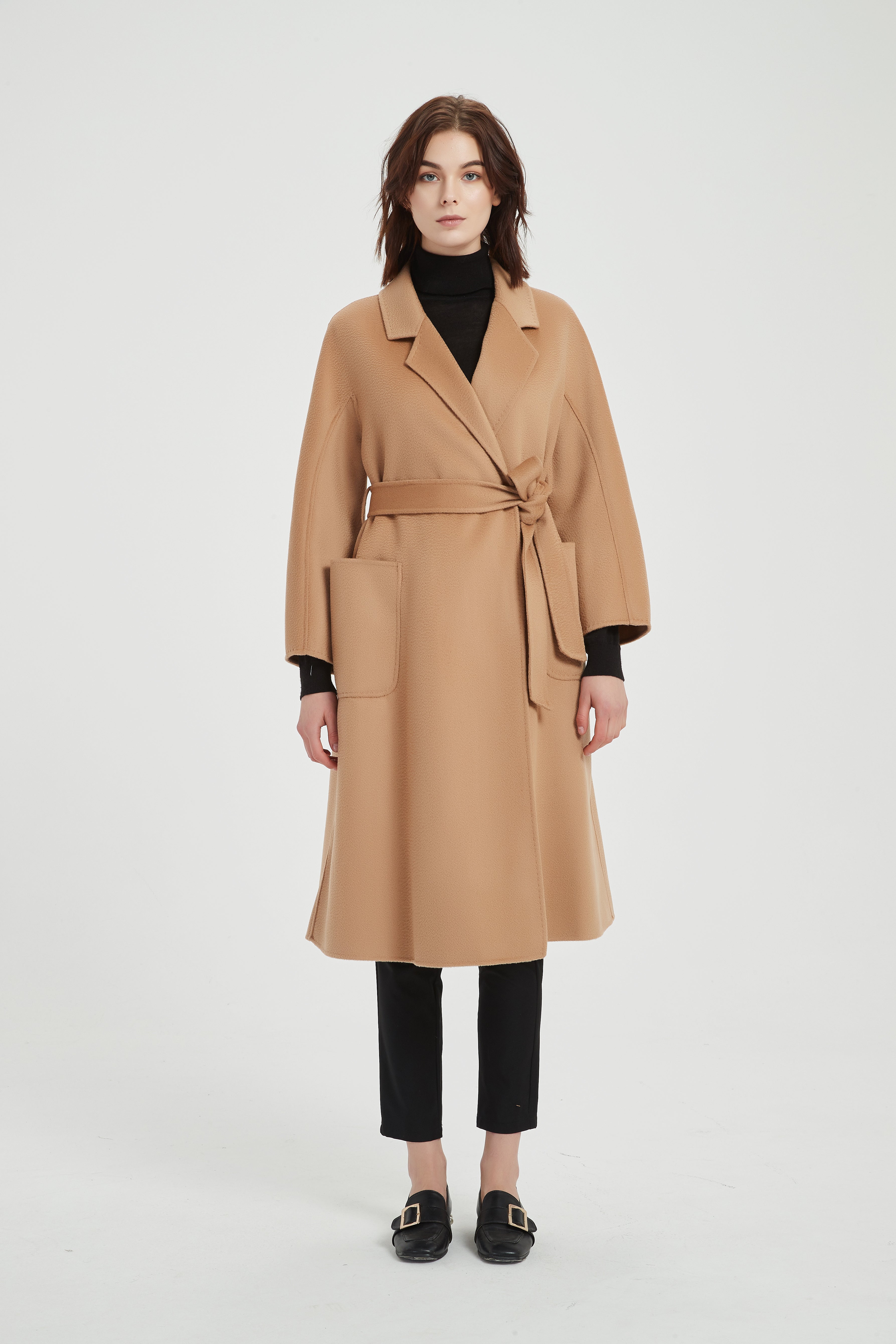 Cashmere Wrap Coat
