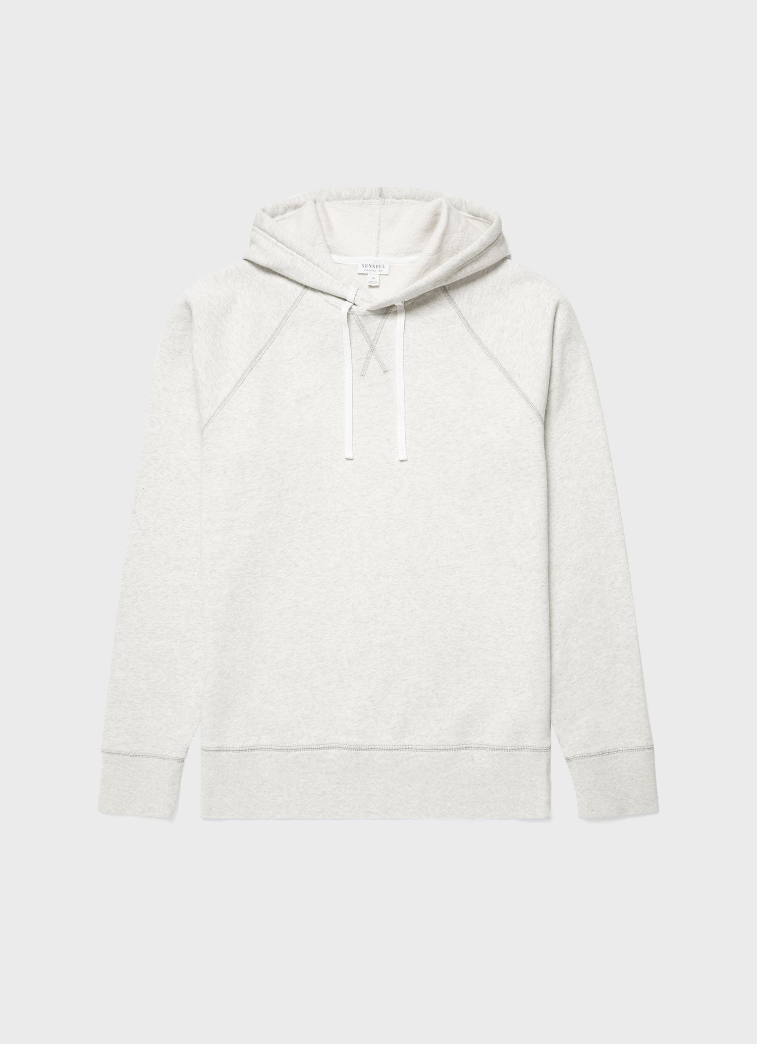 Men's Fleeceback Hoody in Archive White Melange