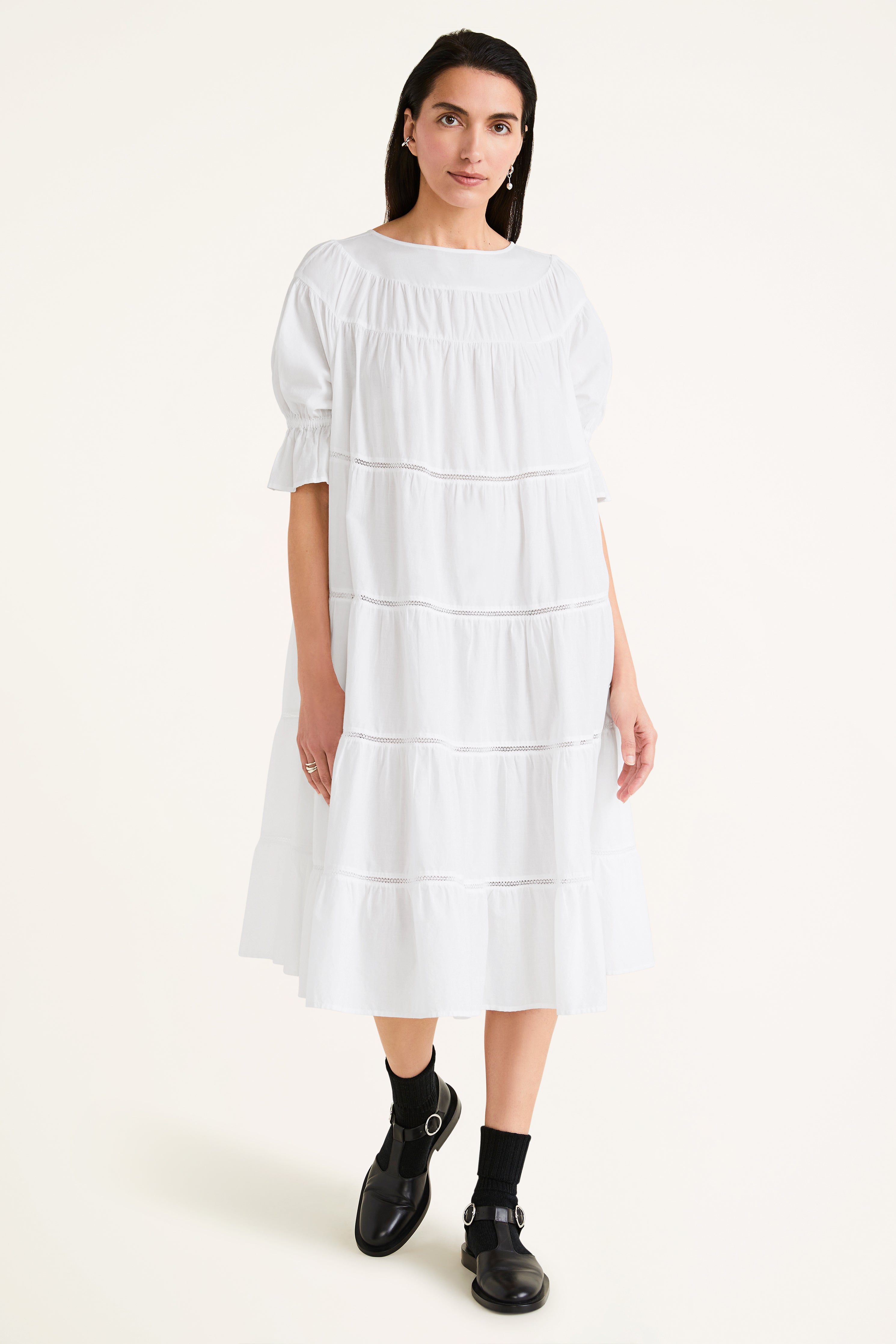Paradis Dress in White