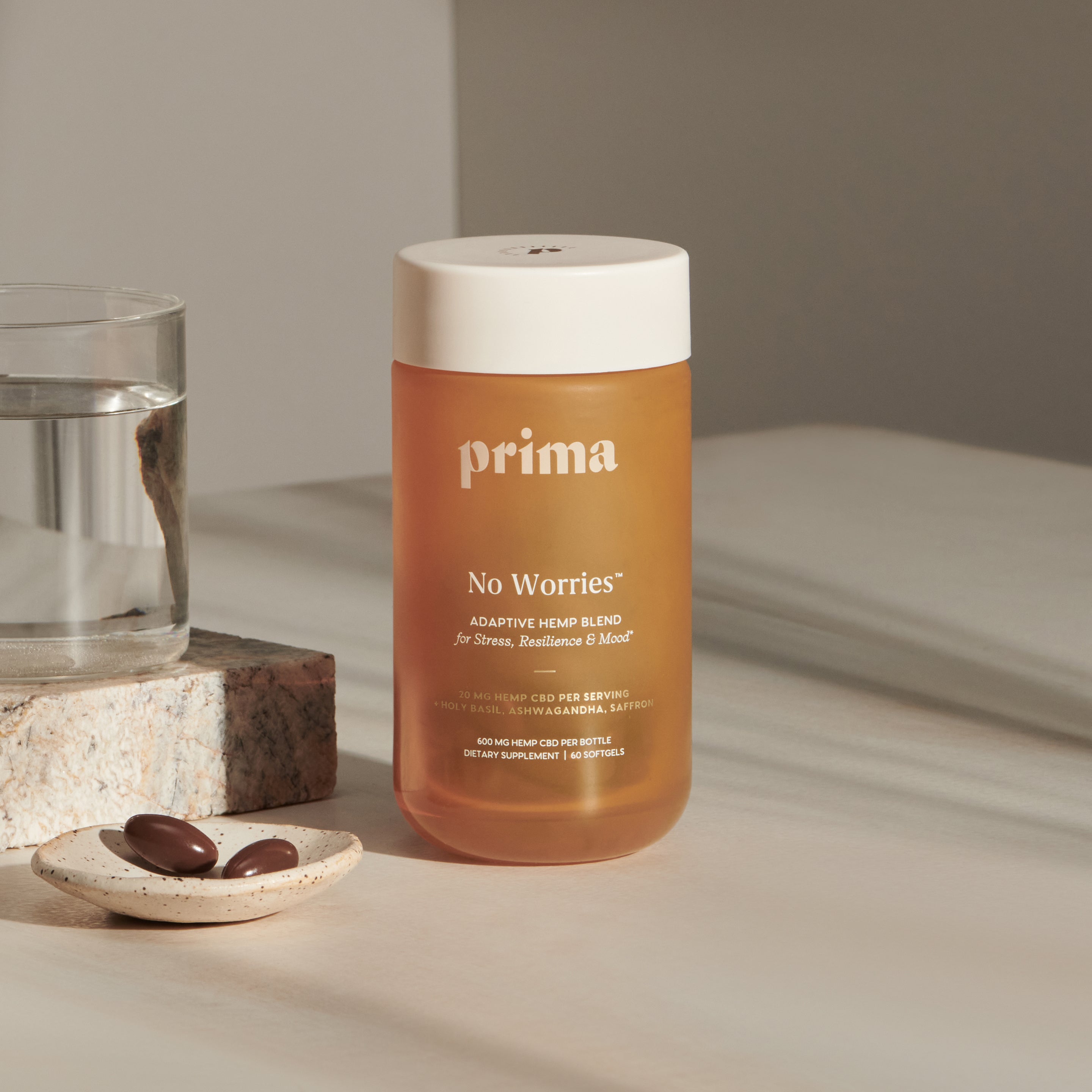 No Worries | Happiness & Energy Softgels with Ashwagandha*