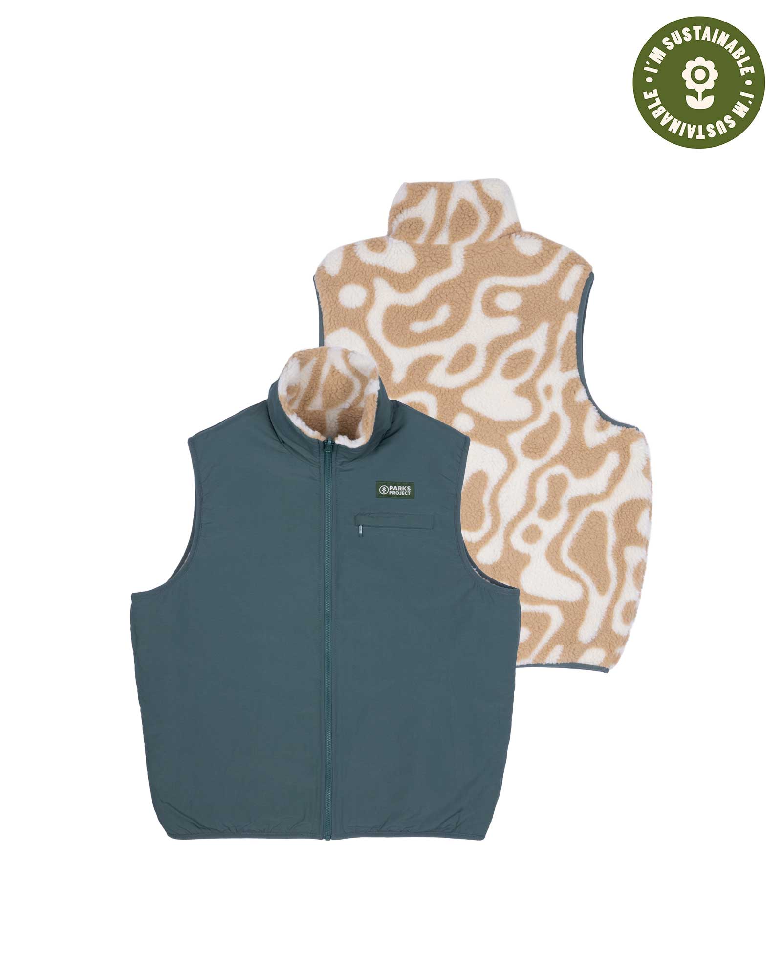 Yellowstone Geysers Reversible Vest