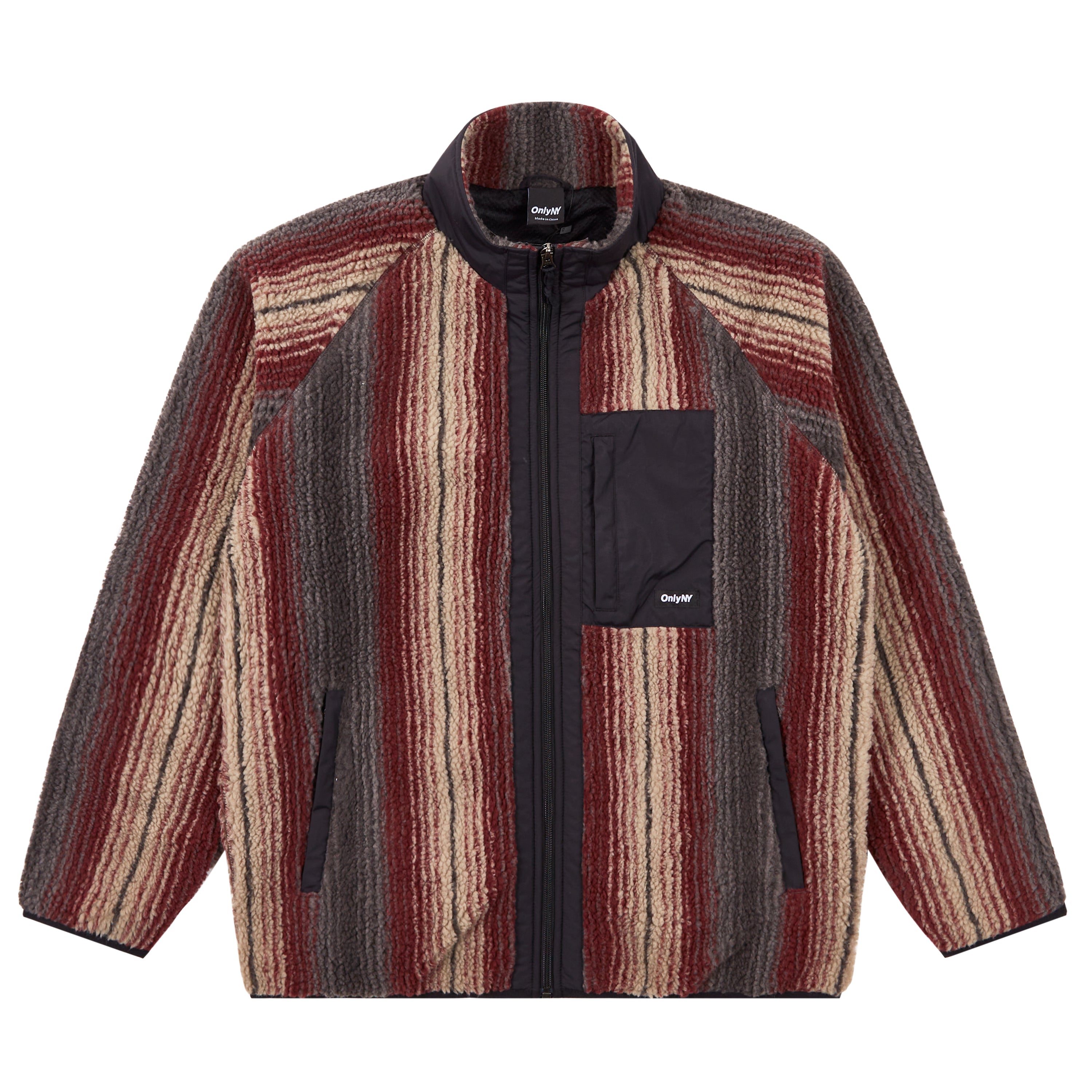 Radiant Stripe Fleece Jacket