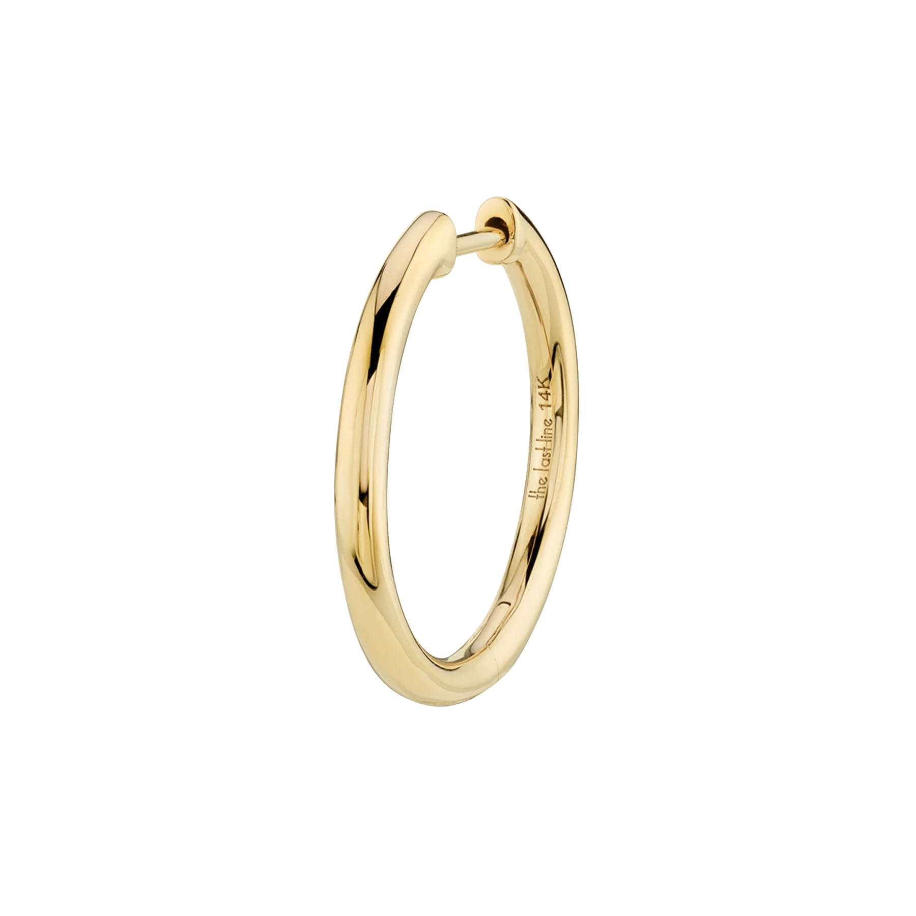 Slim Hoop #2.5 - 14k Yellow Gold